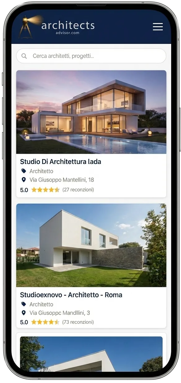 Architects Advisor su mobile