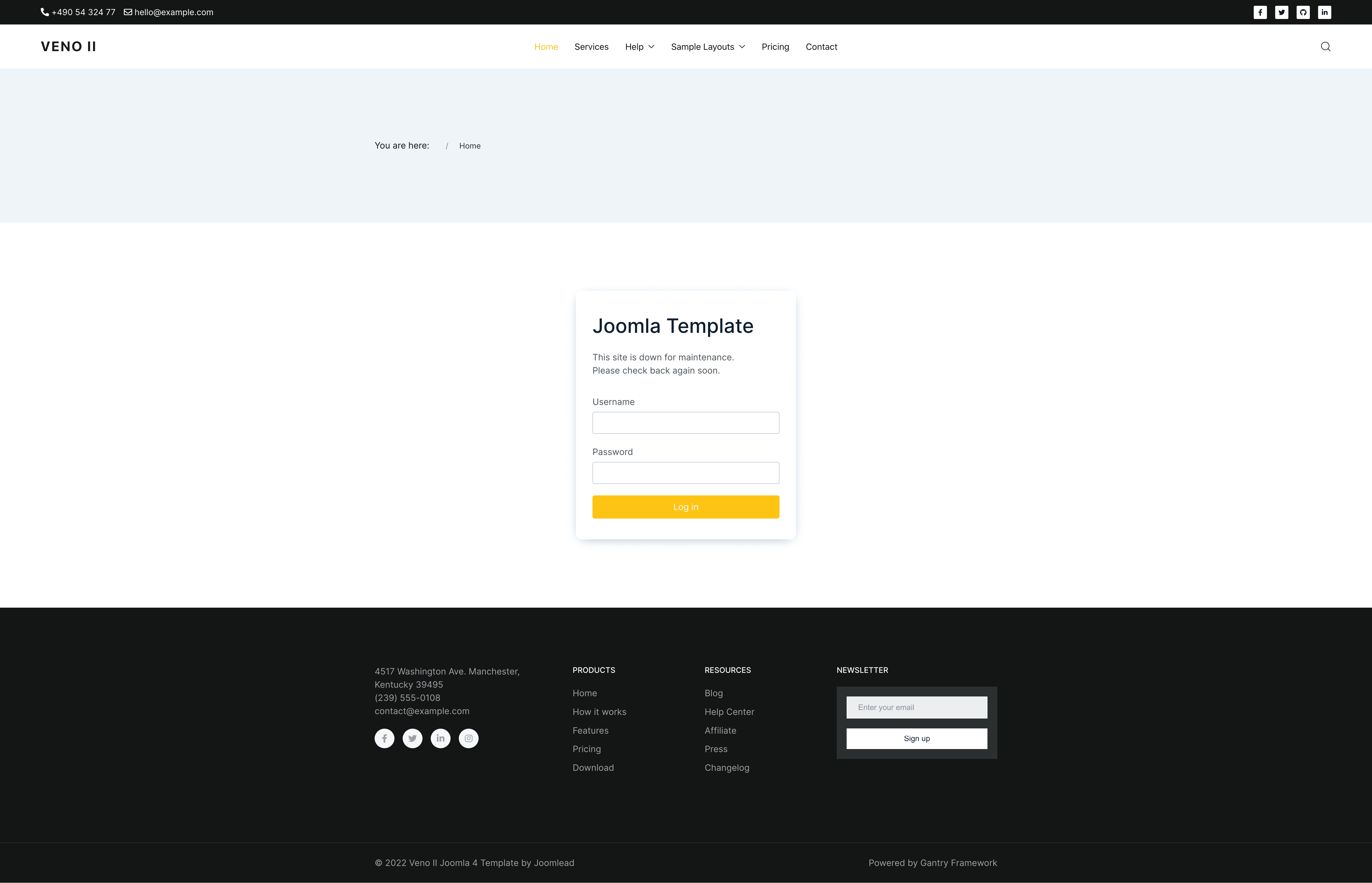 Gantry 5 Offline Layout