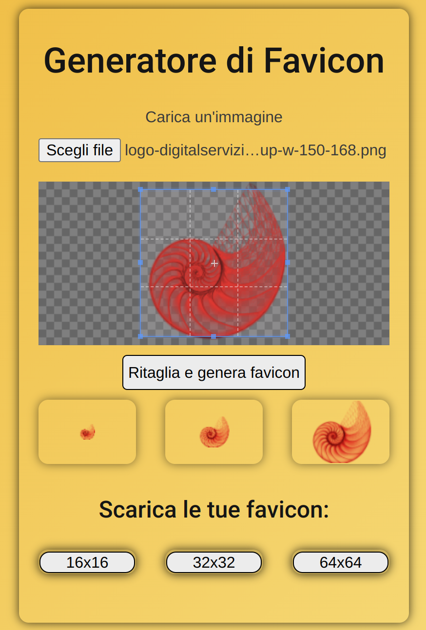 Generatore Favicon Gratuito