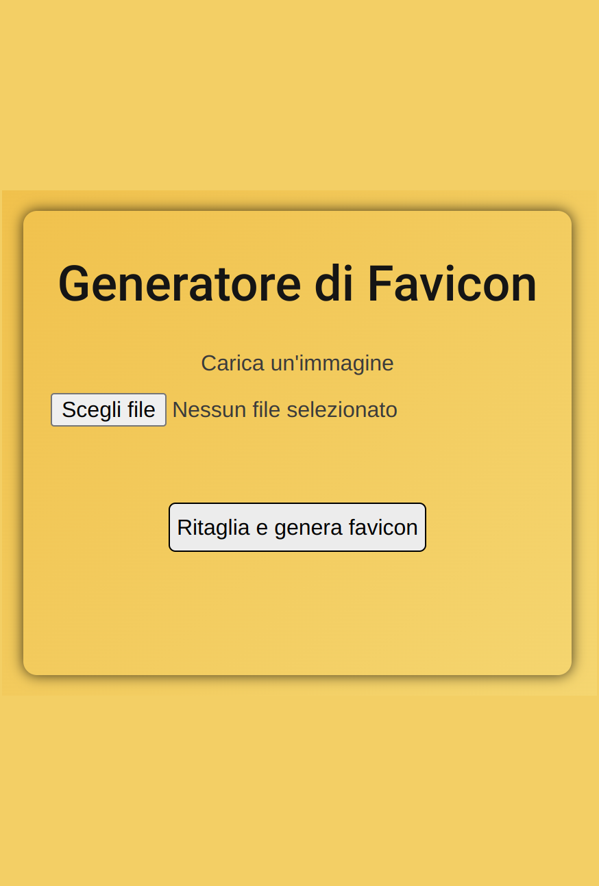 Generatore Favicon Gratuito